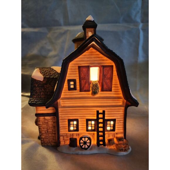 Holiday Time Dpt18 Willow Creek Farm Village Collectibles Christmas Rustic Decor - Picture 6 of 13